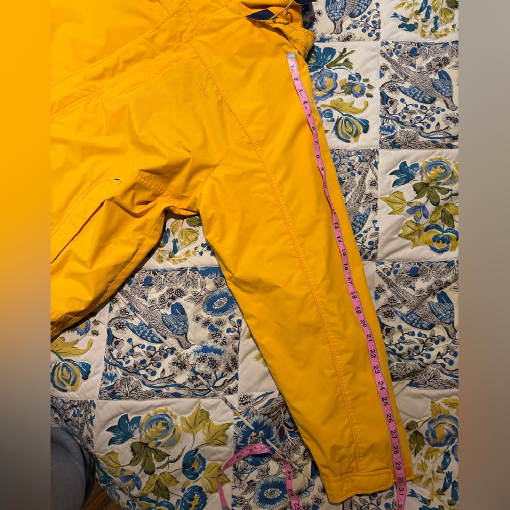 L.L. Bean 3-in-1 jacket, Shell + Insulator, Yellow and Navy, Men’s size XL-Reg - Picture 11 of 11